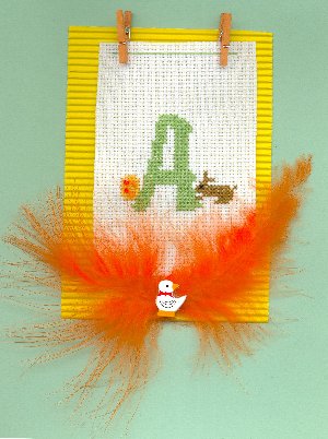Carte de Pâques pour Andréa