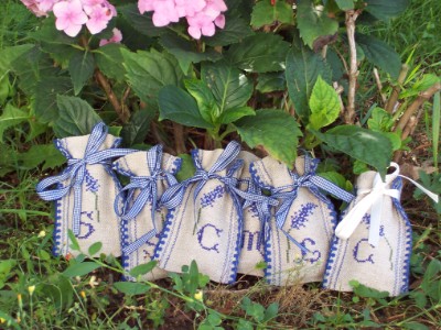 Photos des sachets de lavande