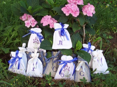 Photos des sachets de lavande
