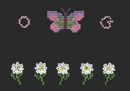 Des marguerites perlées pour Odile