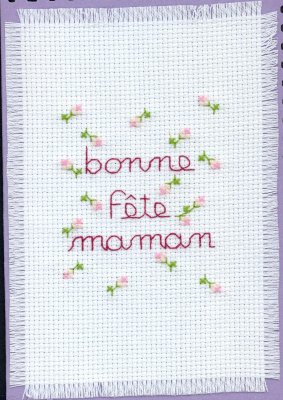 Bonne f&ecirc;te maman pour une carte