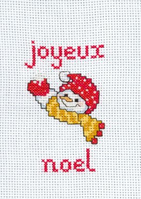 Bonhomme de neige- Joyeux No&euml;l