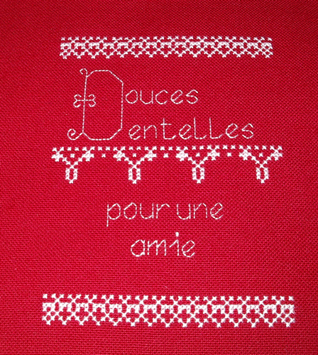 Douce dentelle pour une amie