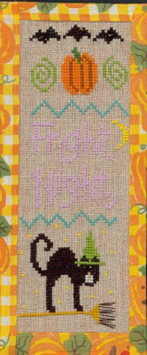 Marque-page halloween encadr&eacute; de ruban