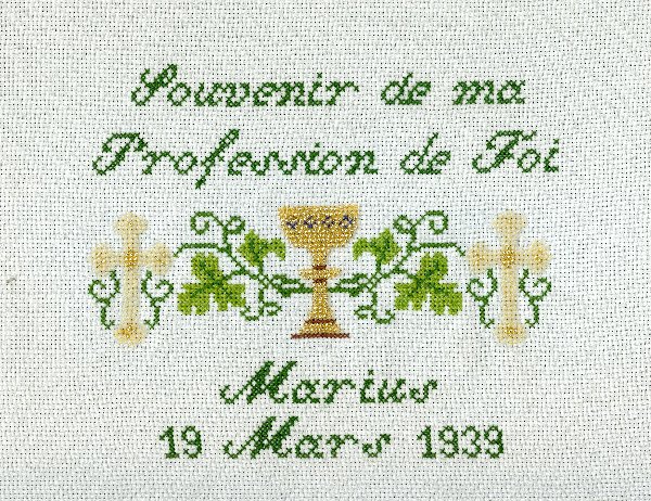 Souvenir de ma profession de foi