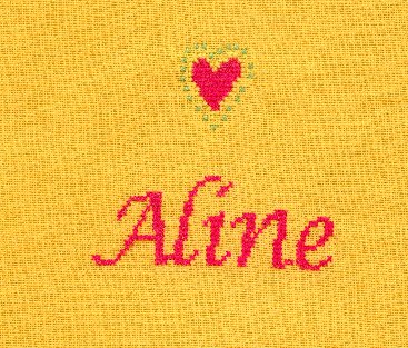 Serviette pour Aline