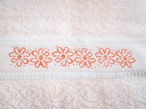 Serviette fleur