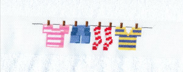 Serviette linge &eacute;tendu