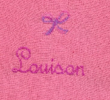 Serviette pour Louison