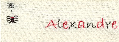 Serviette de toilette pour Alexandre