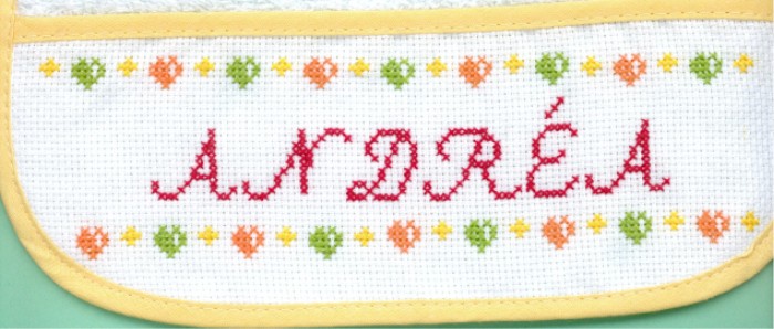 Bavoir pour Andr&eacute;a