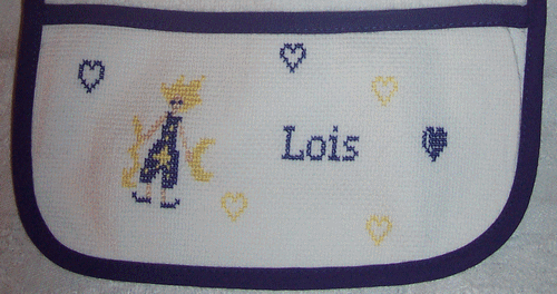 Bavoir pour Lo&iuml;s