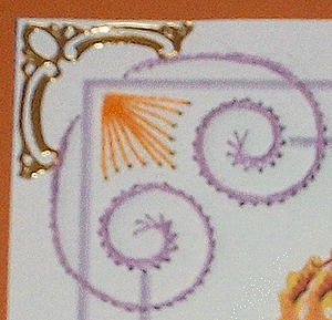 Carte brod&eacute;e 3D