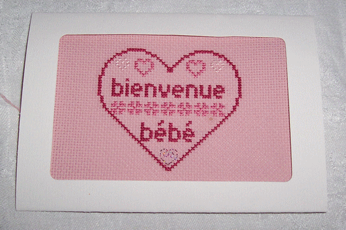 Carte bienvenue b&eacute;b&eacute;
