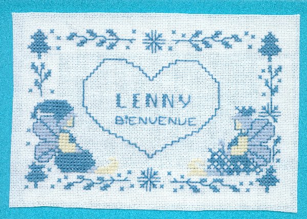 Carte bienvenue pour Lenny