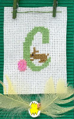 Carte de P&acirc;ques pour Coline