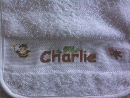 Bavoir pour Charlie