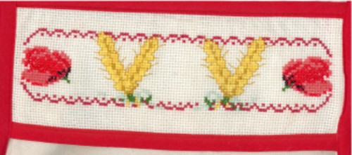 Sac &agrave; pain aux coquelicots