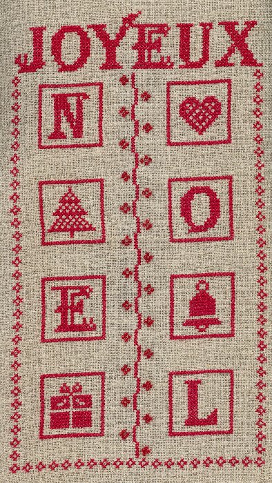 Joyeux No&euml;l en monogramme