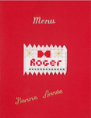 Menu du r&eacute;veillon pour Roger