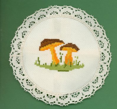 Napperon aux champignons