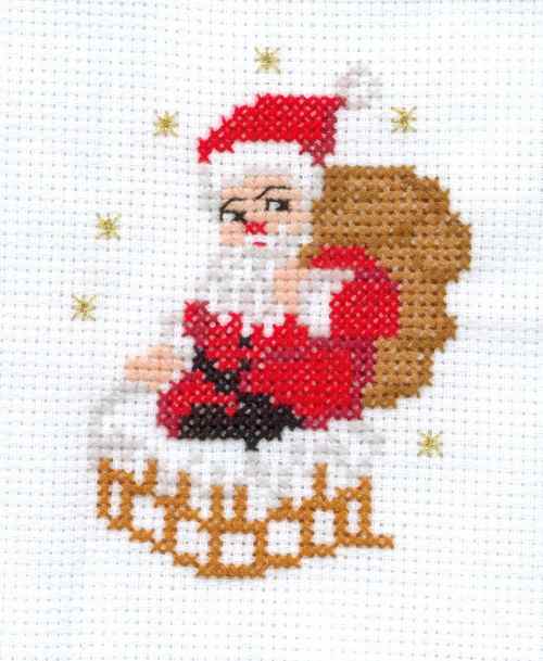 P&egrave;re No&euml;l dans la chemin&eacute;e