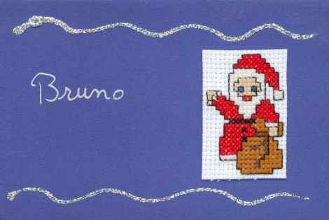 Un p&egrave;re No&euml;l marque-place