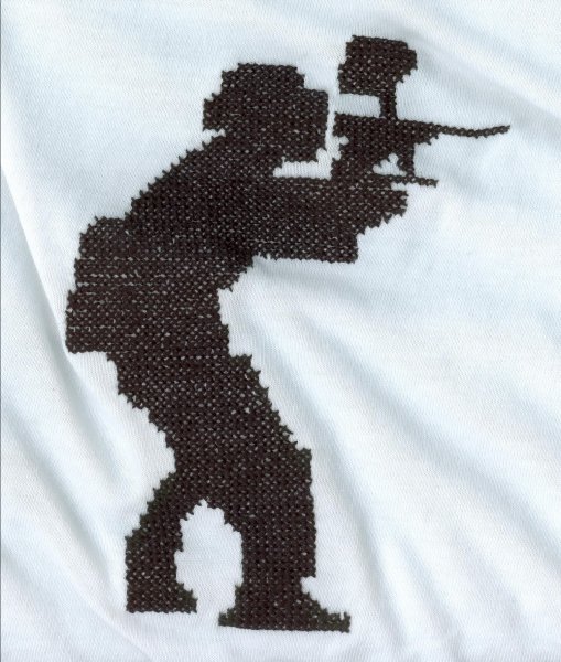 Silhouette du paintballeur