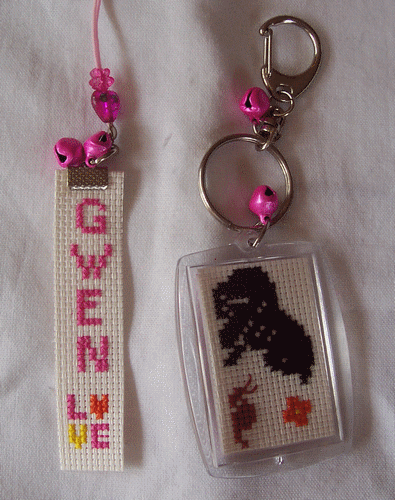 Porte cl&eacute; et bijou de portable