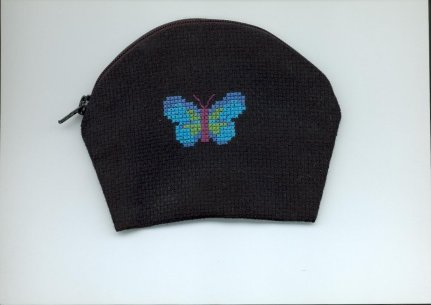 Un papillon pour un porte-monnaie