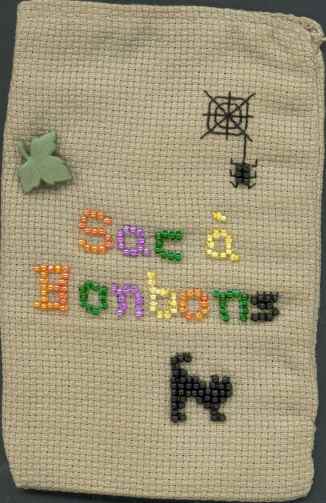 Sac &agrave; bonbons chat