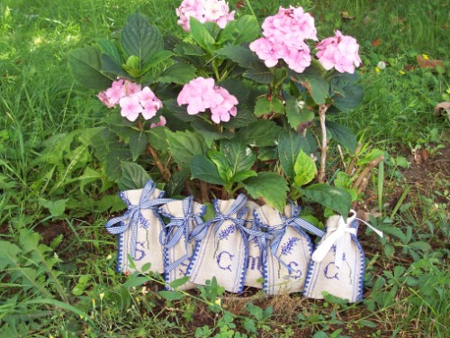 Photos des sachets de lavande