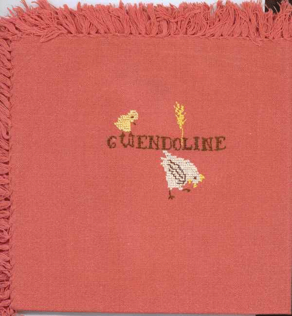 Une poule et ses poussins