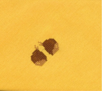  Serviette automne:Chataignes