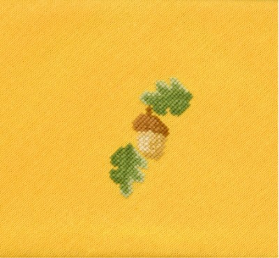 Serviette automne:Glands