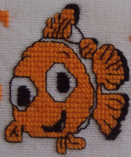 Serviette pour Coline - N&eacute;mo