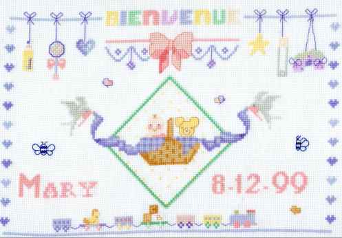 Tableau de naissance pour Mary