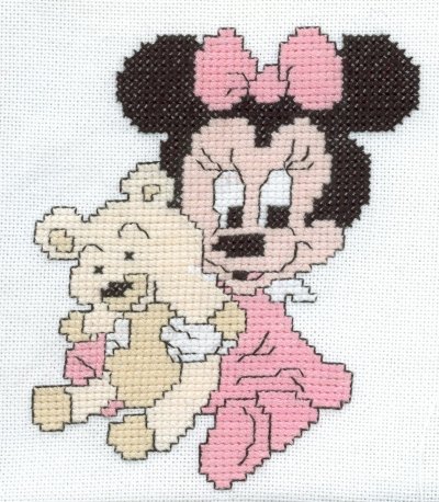 Minnie et son nounours 