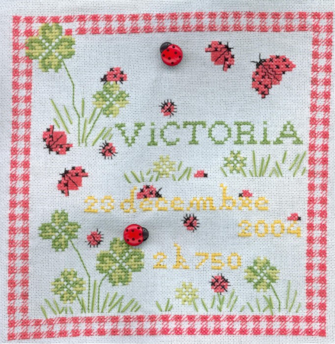 Tableau de naissance de Victoria