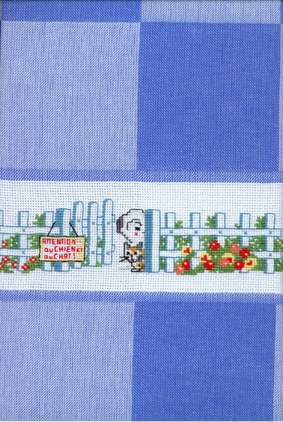 Torchon pour l'anniversaire de Colette